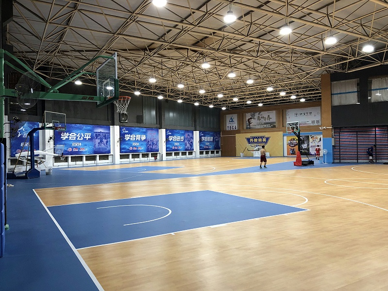 楓木紋 籃球場運動地板 (3)